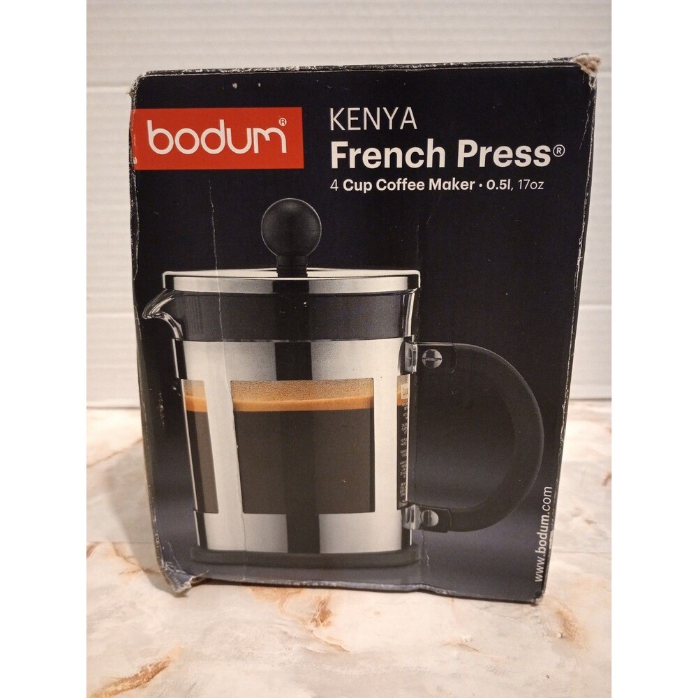Bodum Kenya 4 Cup French Press Coffee Maker 0.5L 17oz